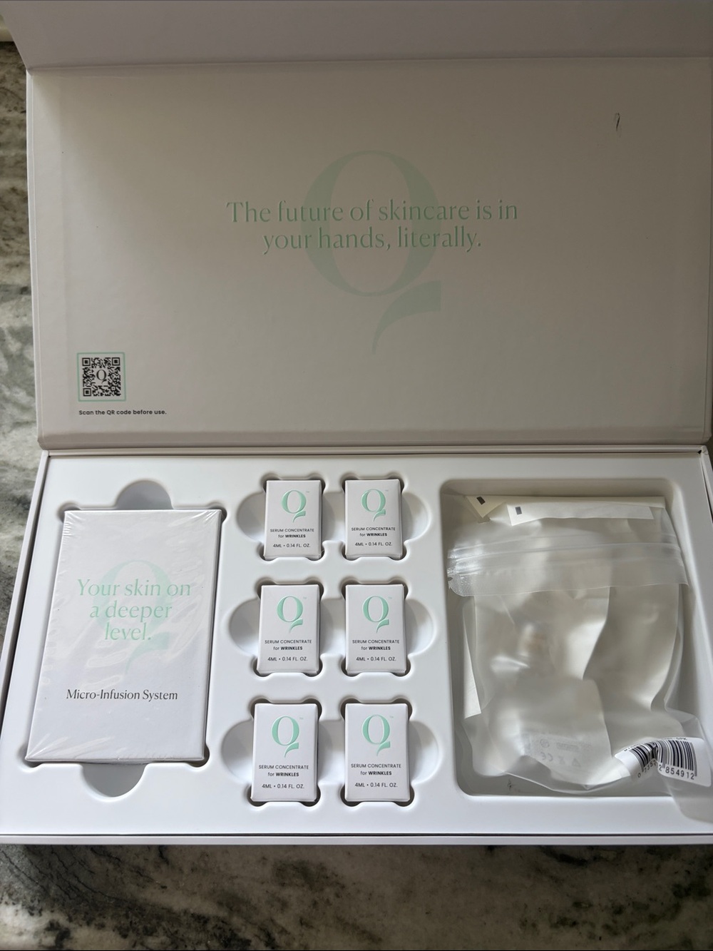 Qure Micro needling and Serum Concentrate Set in White - Women's Skincare - Picture 2 of 2